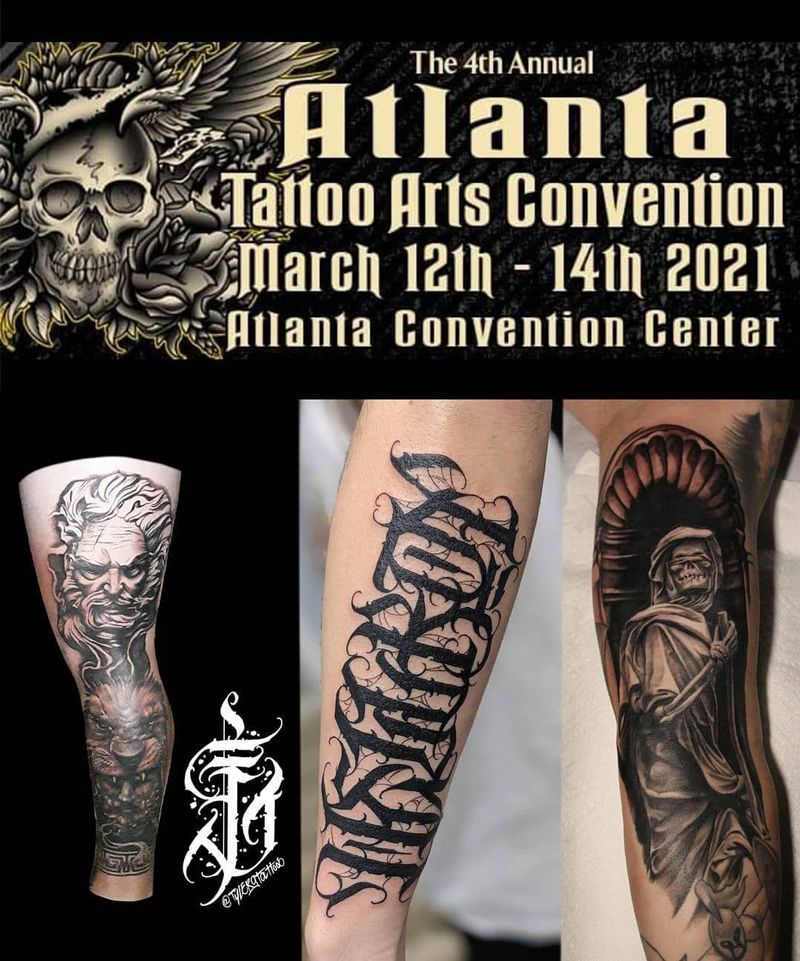 4th Annual Atlanta Tattoo Arts Convention , March 12th -14th, 2021